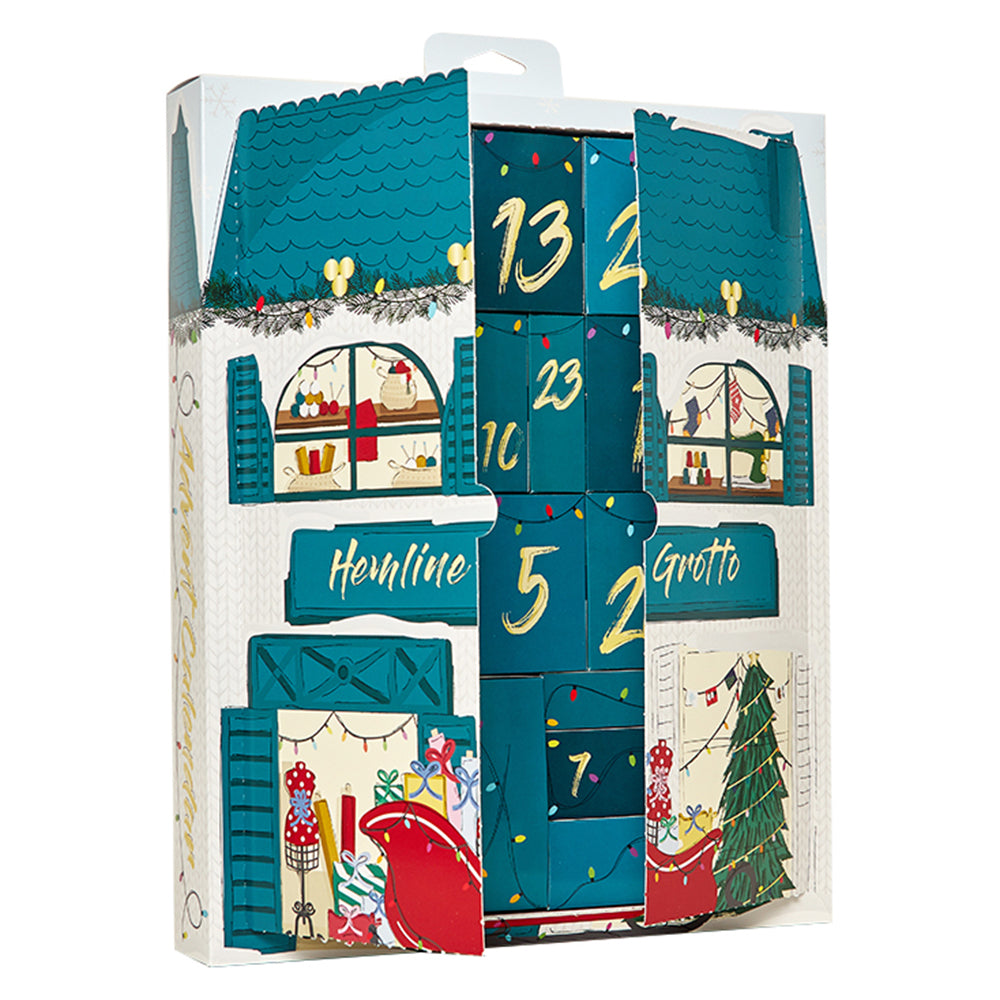 Advent calendar PURIST with embroidered numbers, 24 pyramid bags for children and adults, hotsell Christmas, Advent