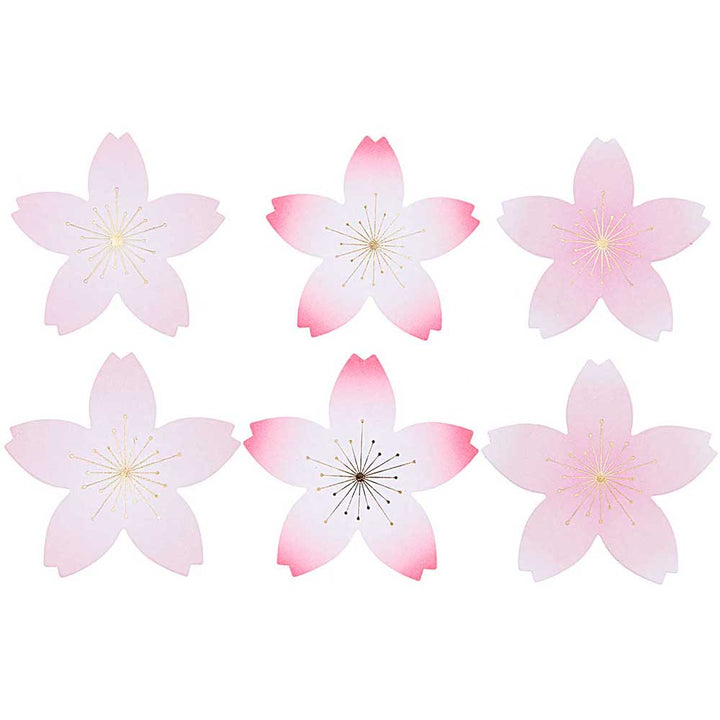 Cherry Blossom | Pointed Flat Paper Flowers for Papercrafts | 90 Pieces | Sakura