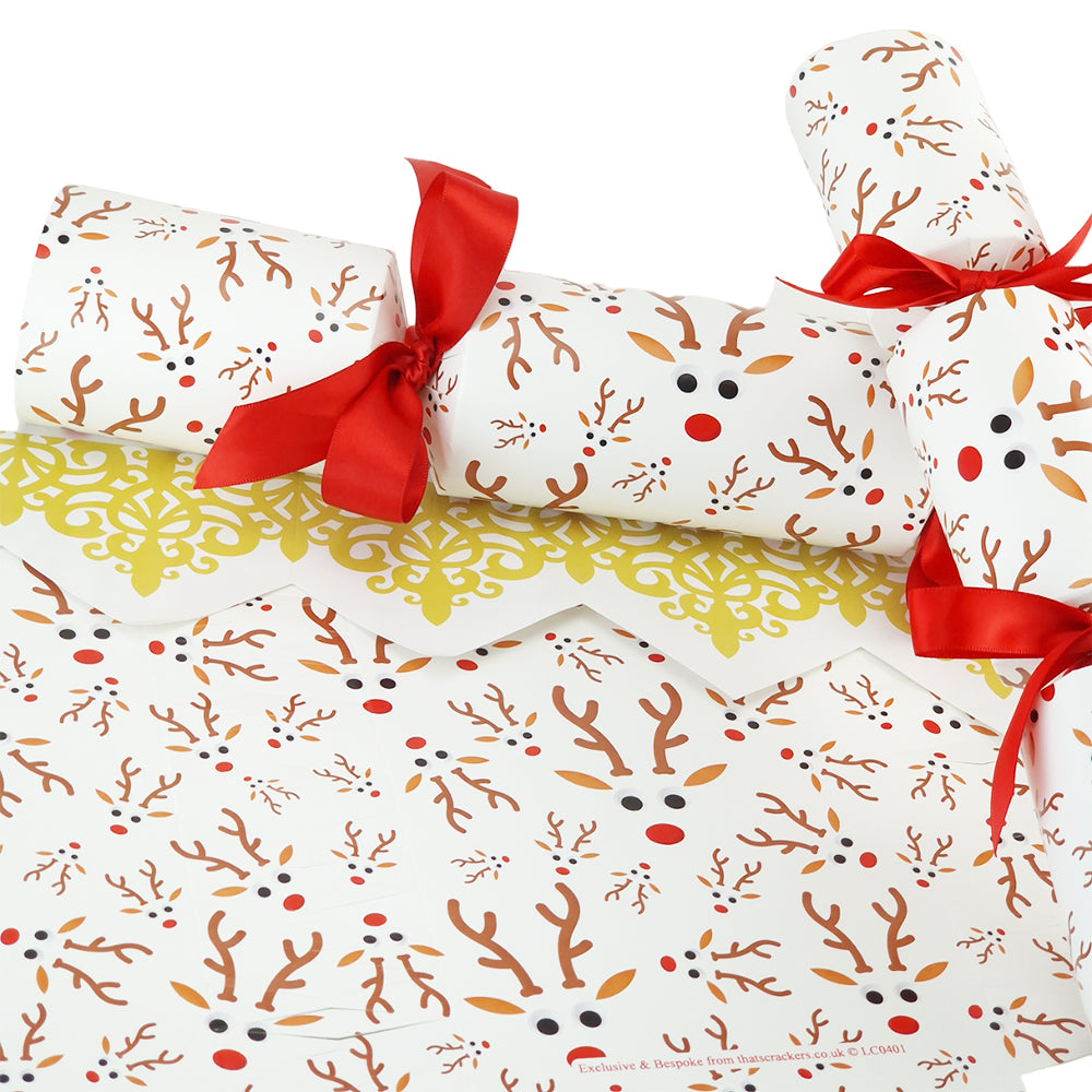 Googly Rudolph | Christmas Cracker Making Craft Kit | Make & Fill Your Own