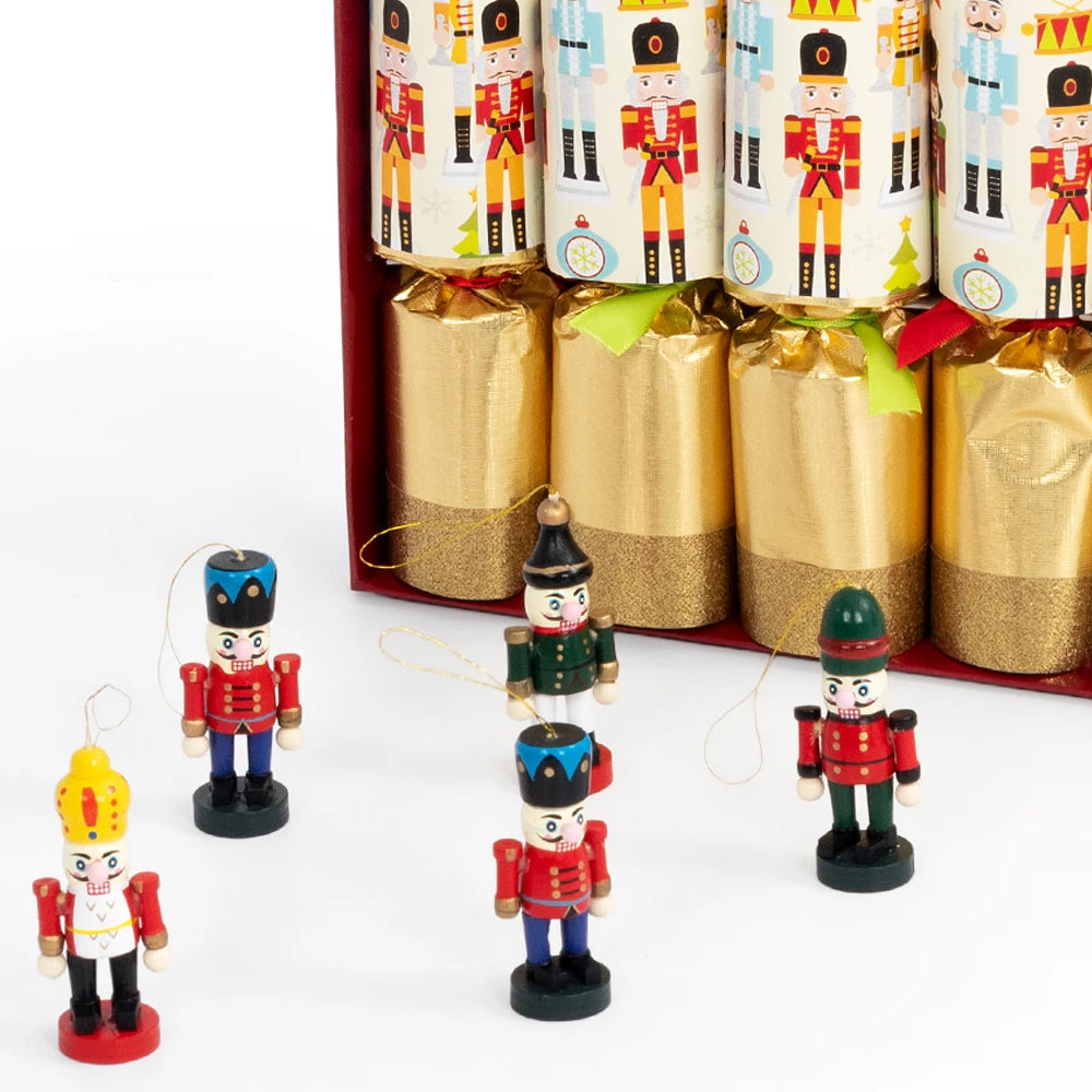 6 Handmade Nutcracker Themed Crackers