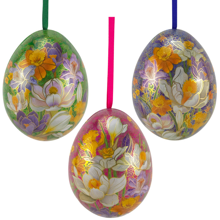 Cloisonne | Two Part Hanging Easter Egg | Fillable Tin | 7cm Tall