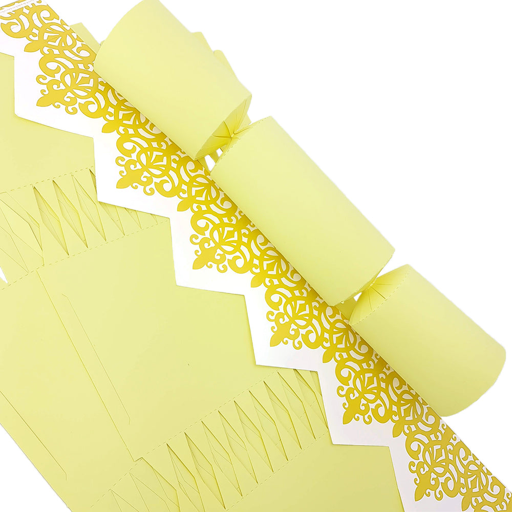 Pastel Yellow | Cracker Making DIY Craft Kits | Make Your Own | Eco Recyclable