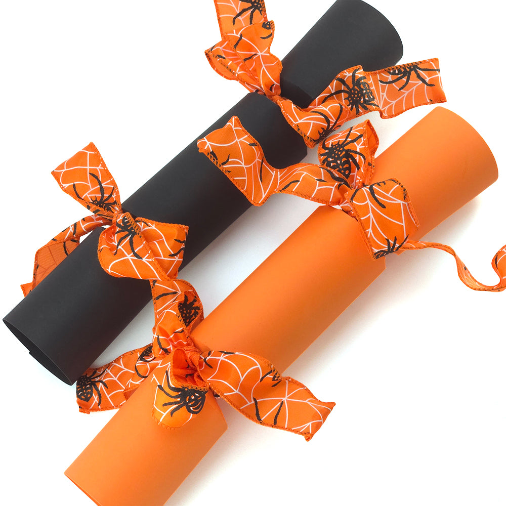 Spooky Halloween Spiders | Kit to Make 4 Large Crackers | Make & Fill Your Own