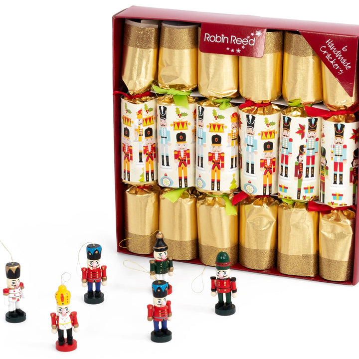 6 Handmade Nutcracker Themed Crackers