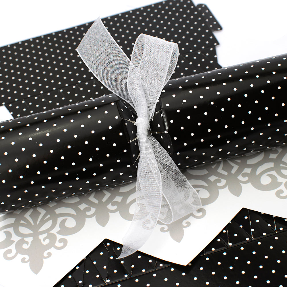 Monochrome Mini Polka | Cracker Making Craft Kit | Make & Fill Your Own