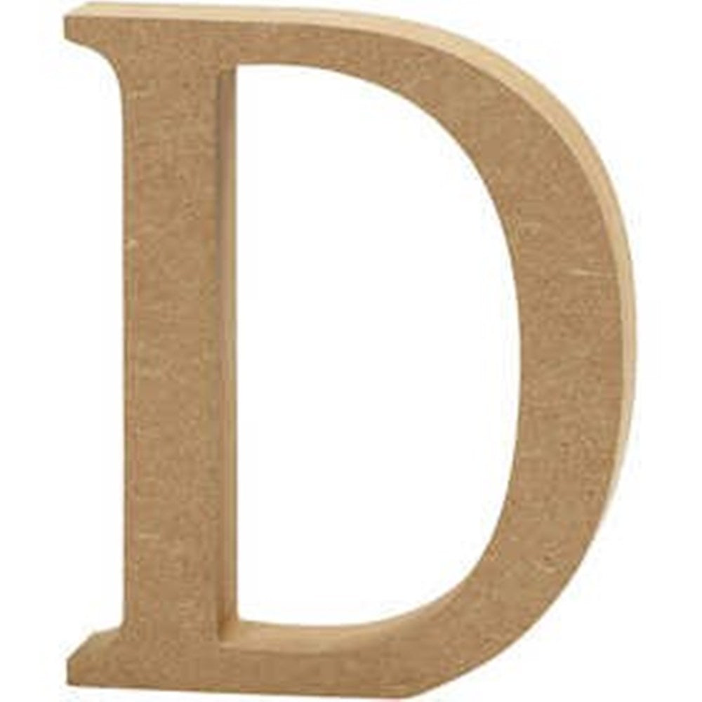 Medium 8cm Wooden MDF Letters, Numbers & Symbols | Wood Shapes for Crafts