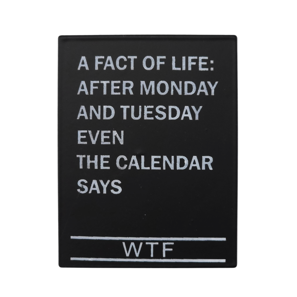 The Calendar Says WTF | Tin Magnet | Mini Gift | Cracker Filler