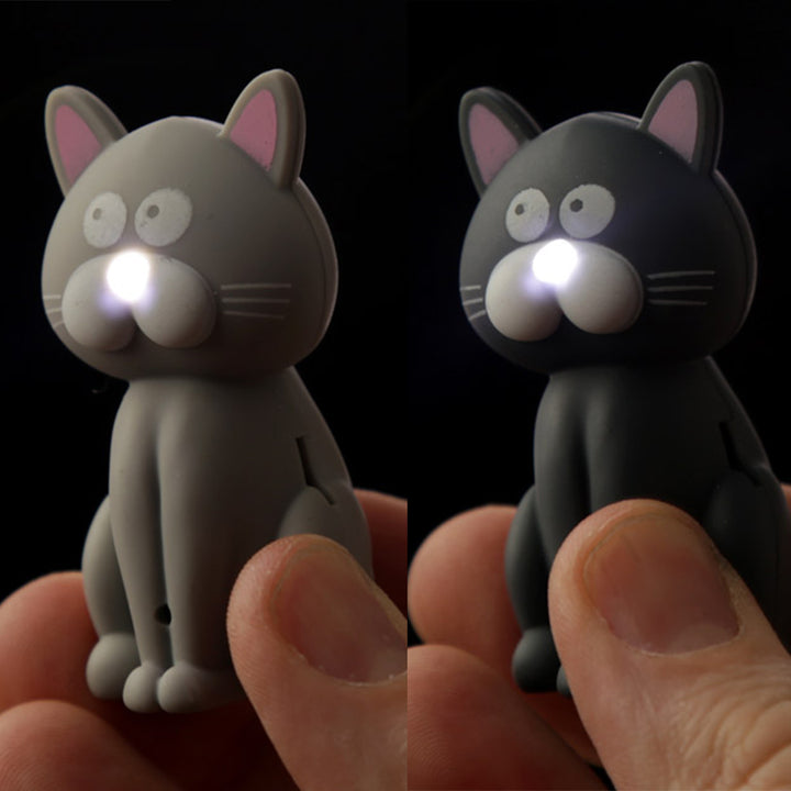 Cat Keyring | LED Torch & Meowing Sound | Single | Mini Gift | Cracker Filler