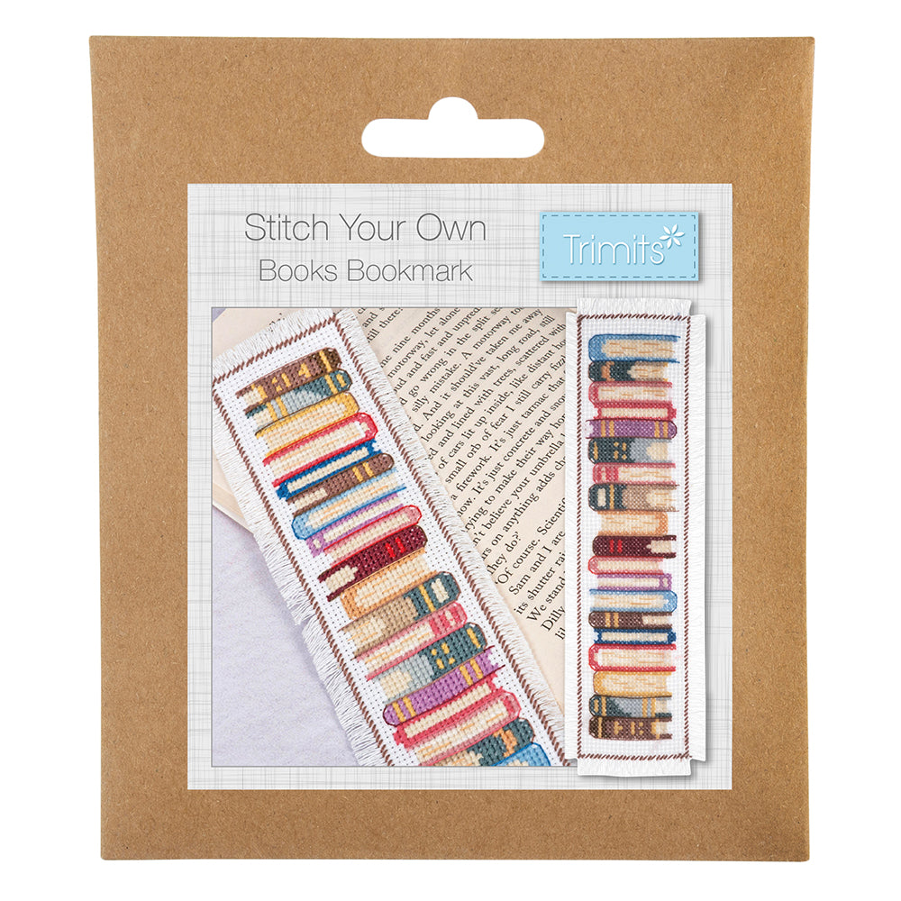 Pile of Books Bookmark! | Complete Cross Stitch Kit