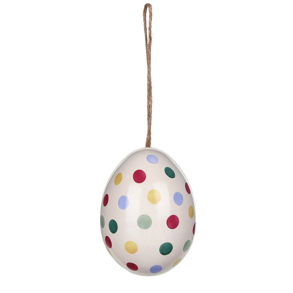 Emma Bridgewater | Two Part Hanging Easter Egg | Fillable Tin | 7cm