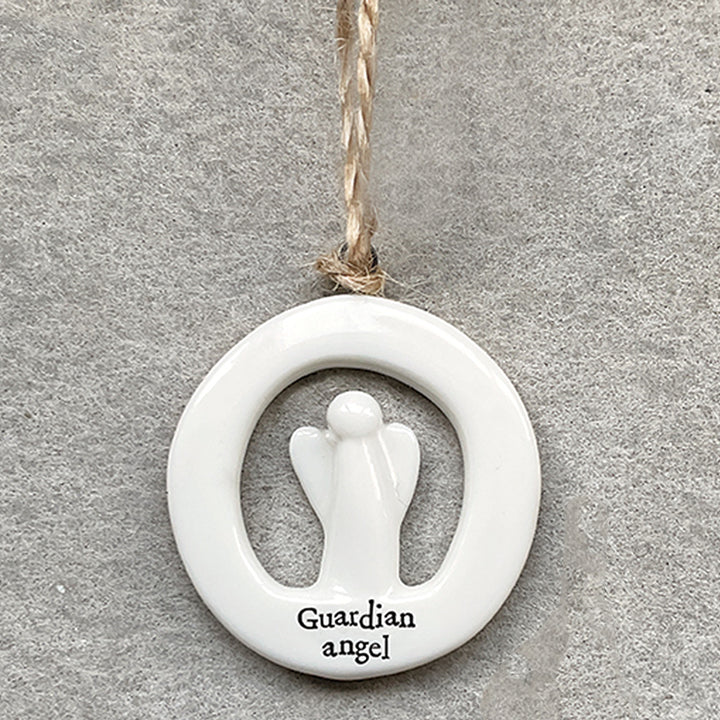 Guardian Angel | Little Ceramic Ornament | Cracker Filler | Mini Gift