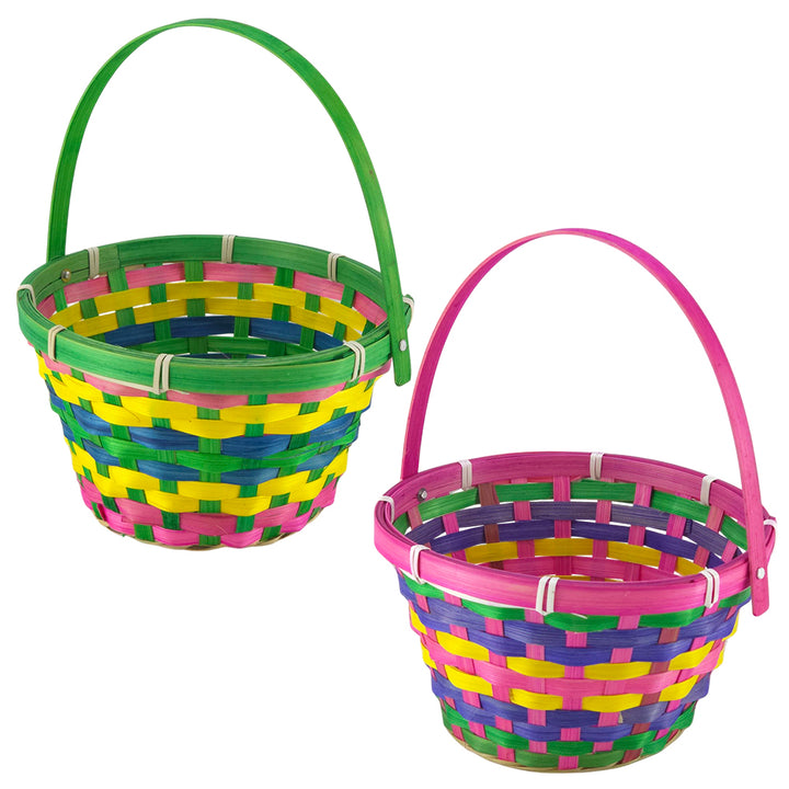 Bamboo Basket | Ideal for Easter Egg Hunts | 20cm Wide