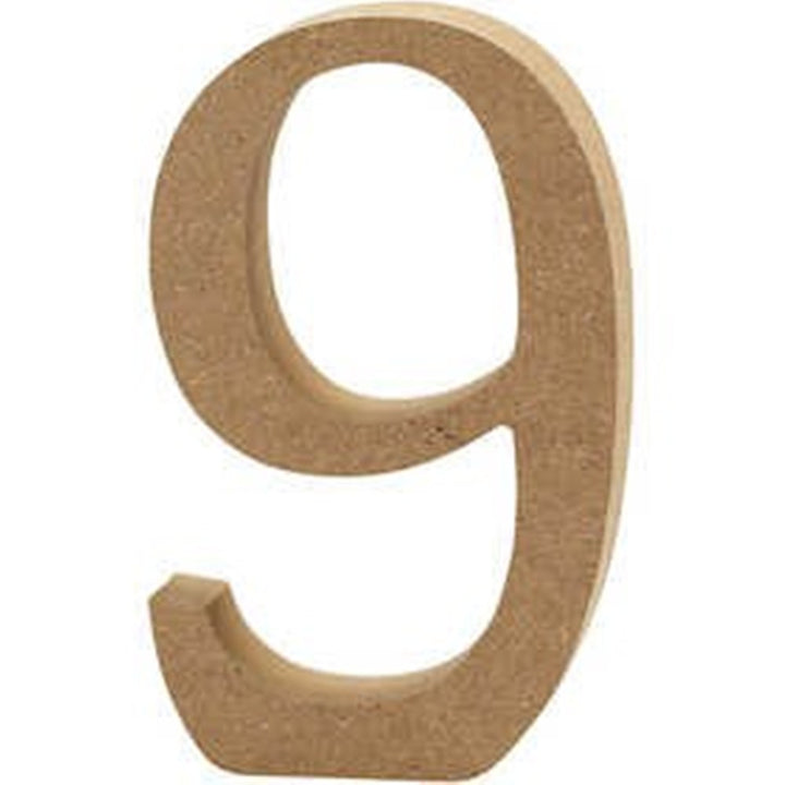 Medium 8cm Wooden MDF Letters, Numbers & Symbols | Wood Shapes for Crafts