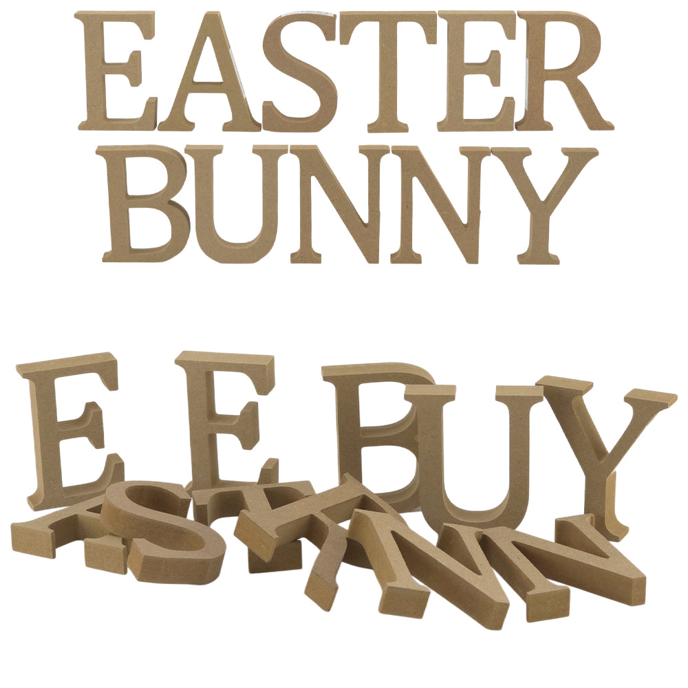 EASTER BUNNY | Create Your Own Wood Easter Word | 8cm or 13cm Wood Letters