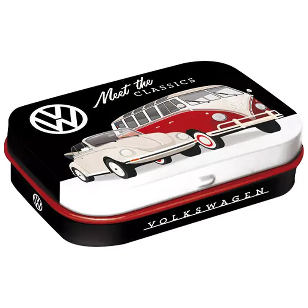 VW | Meet the Classics | 15g Sugar Free Mint Tin | Cracker Filler | Mini Gift