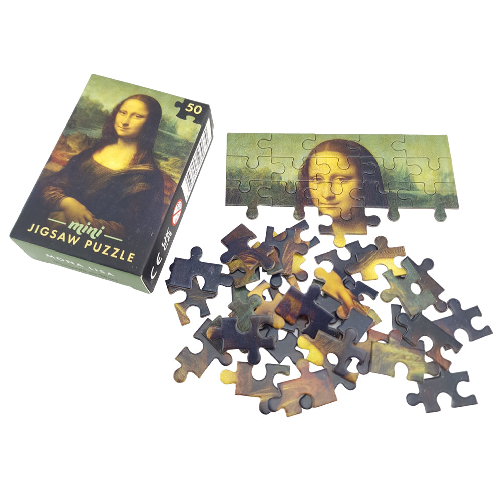 Masterpiece Jigsaw Puzzle | 50 Tiny Pieces | Single | Mini Gift | Cracker Filler