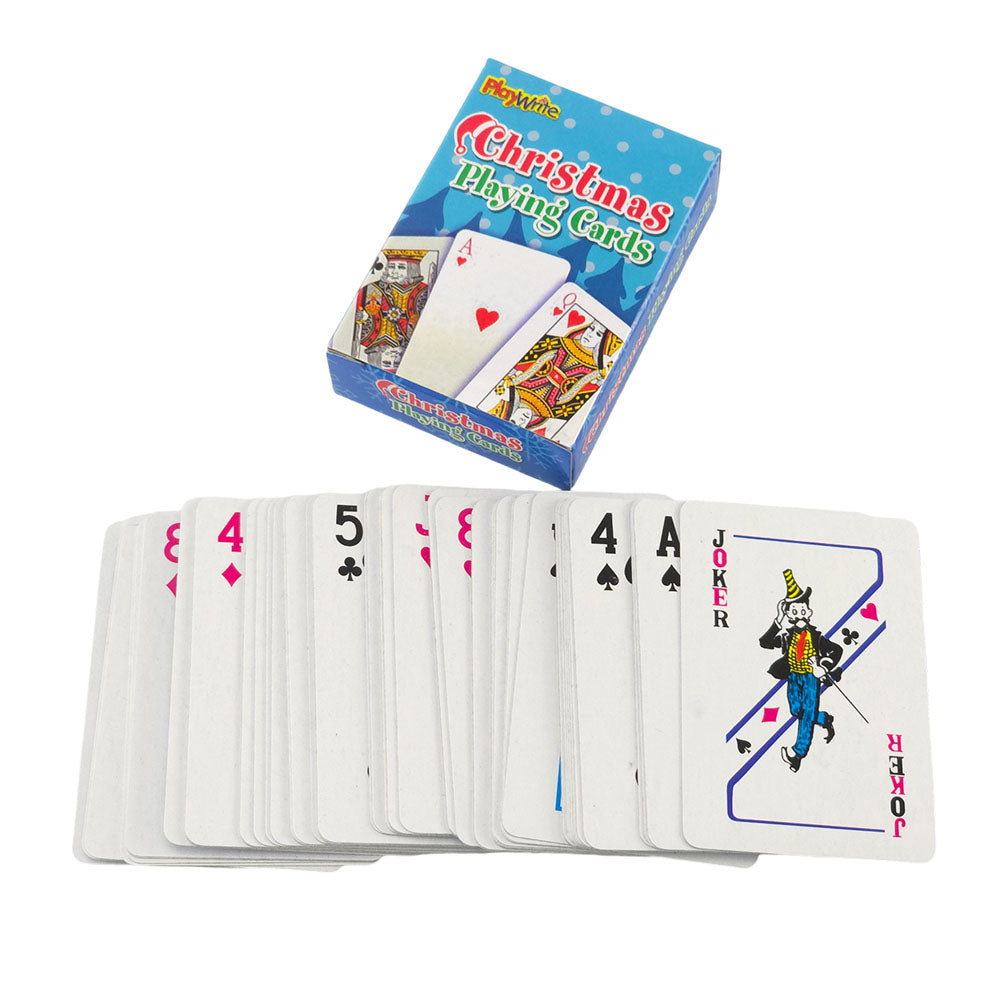 Christmas Design Little Playing Cards | 6x4cm | Mini Gift | Cracker Filler