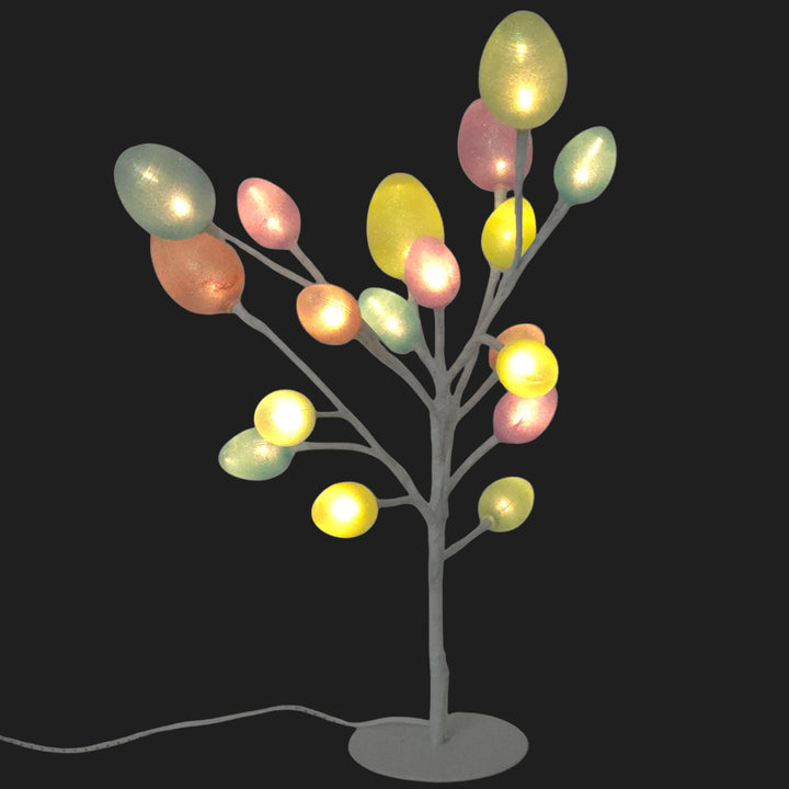 LED Easter Tree with 18 Eggs | Battery Operated | 45cm Tall | Light Up