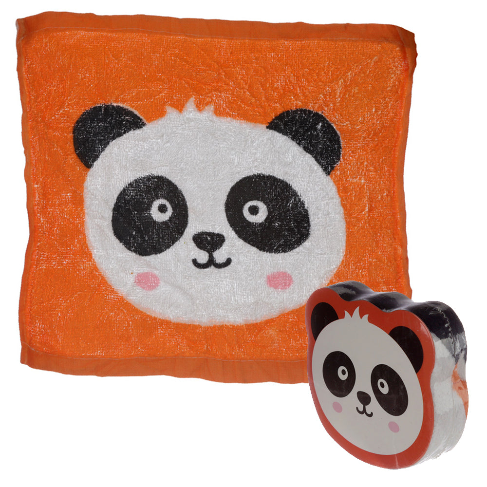 Bear or Panda | Compressed Flannel | Single | Mini Gift | Cracker Filler