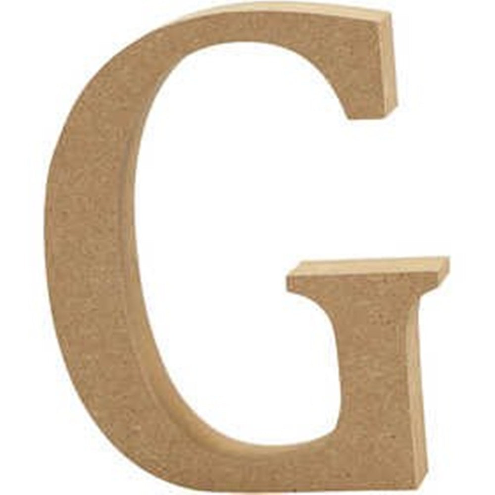 Medium 8cm Wooden MDF Letters, Numbers & Symbols | Wood Shapes for Crafts