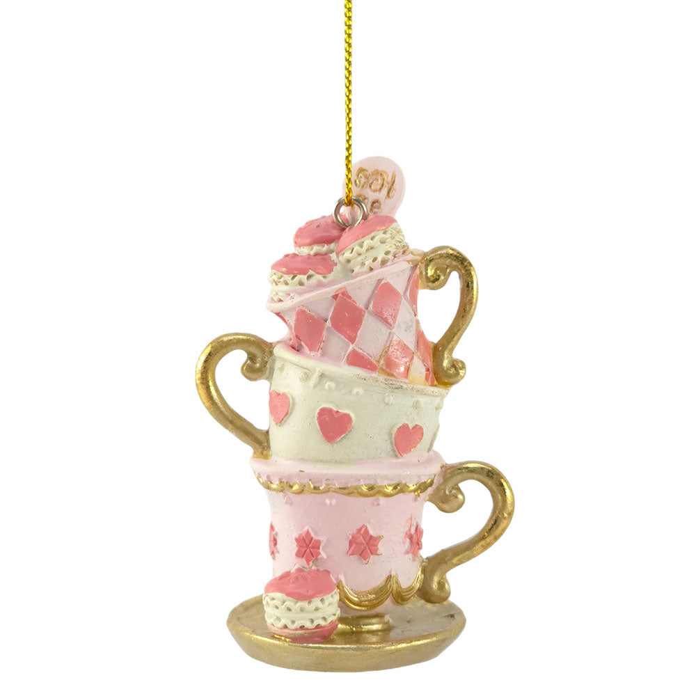 Tea Cup Stack | Alice in Wonderland | Christmas Ornament | Gisela Graham