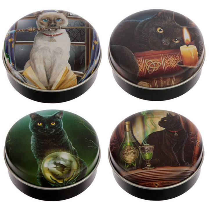 Mystical Magical Cats | Lip Balm in Tin | Single | Mini Gift | Cracker Filler