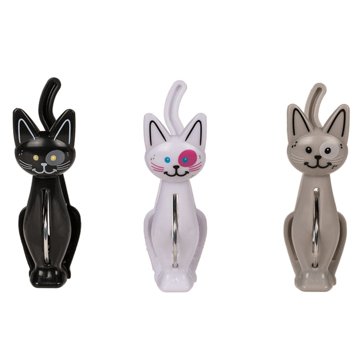 Cat Bag Clips | Set of 3 | Stocking Gift | Cracker Filler