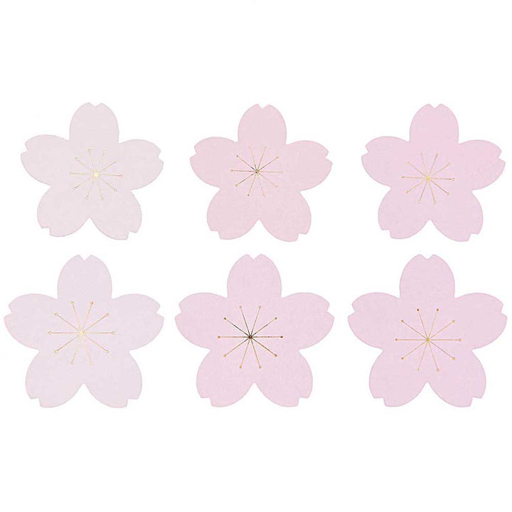 Cherry Blossom | Rounded Flat Paper Flowers for Papercrafts | 90 Pieces | Sakura