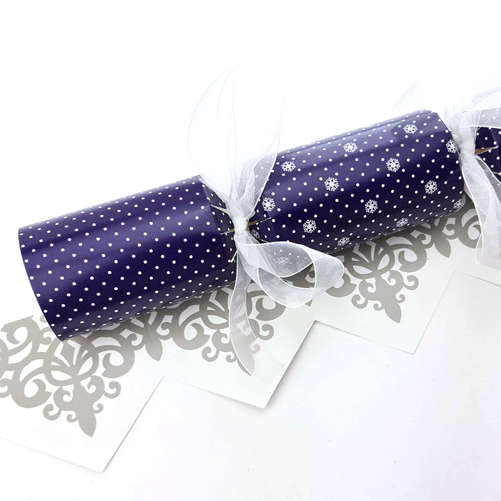 Dotty Snowflake| Christmas Cracker Making Craft Kit | Make & Fill Your Own