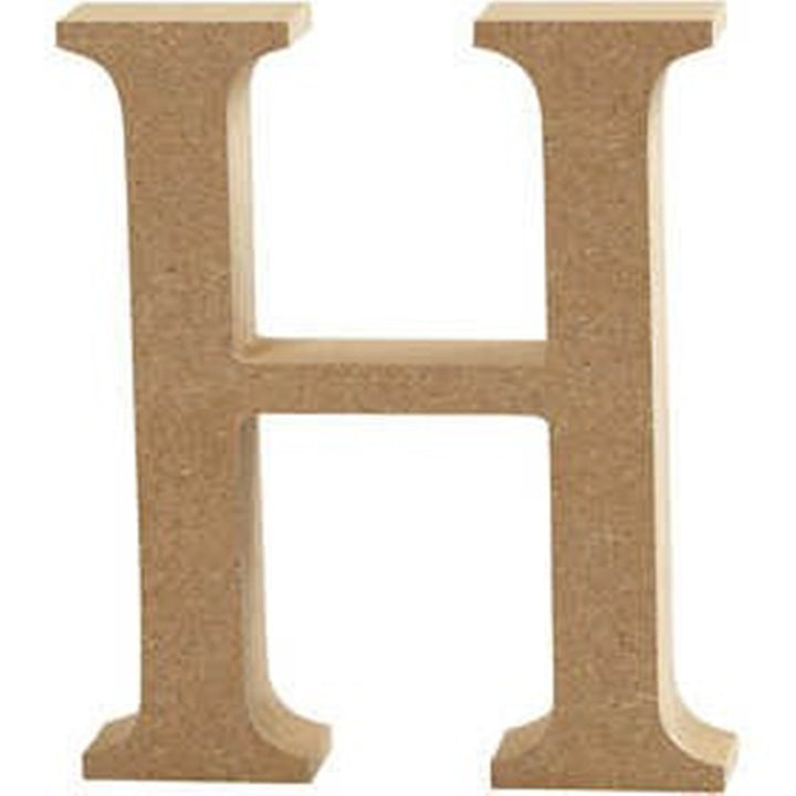 Medium 8cm Wooden MDF Letters, Numbers & Symbols | Wood Shapes for Crafts