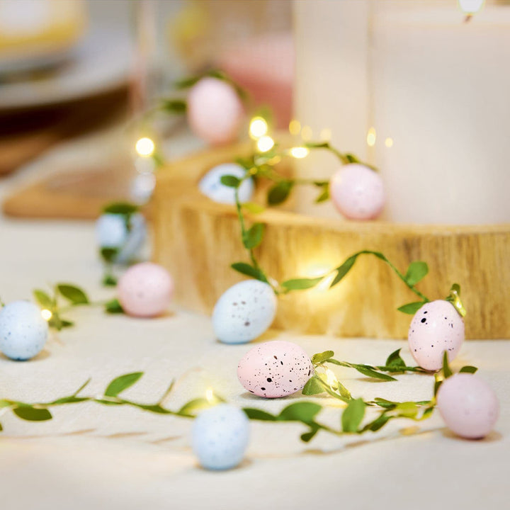 Speckled Easter Egg | Light Up LED Garland | 1.4m Long | 15 Lights