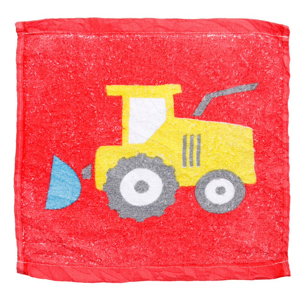 Little Tractors | Compressed Flannel | Single | Mini Gift | Cracker Filler