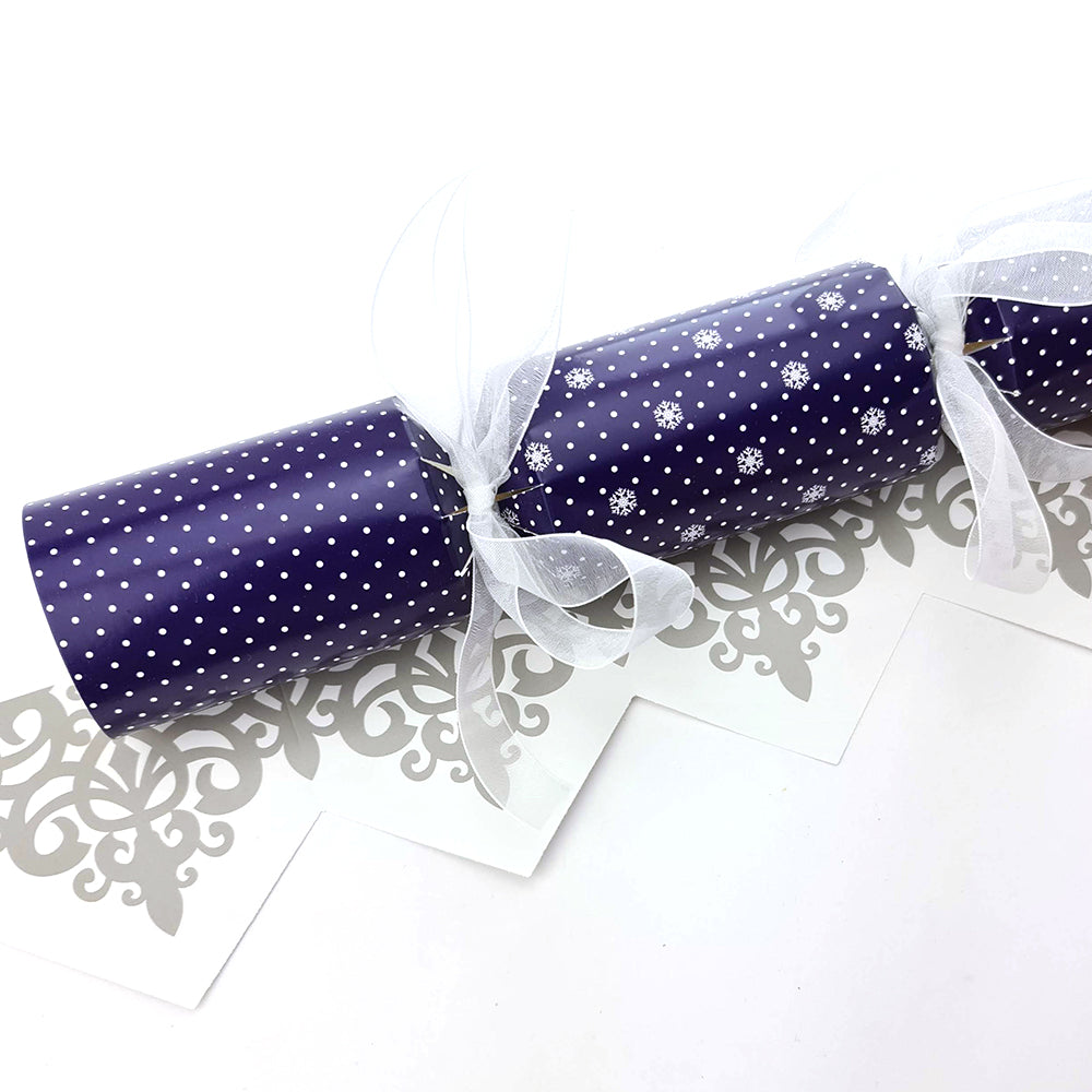 Dotty Snowflake| Christmas Cracker Making Craft Kit | Make & Fill Your Own