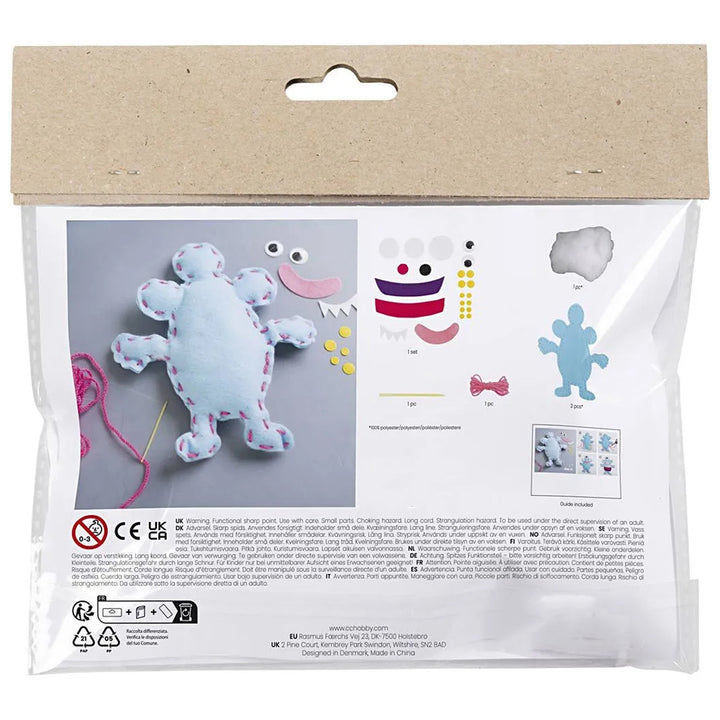 Felt Monster | Mini Craft Kit Sewing Kit for Kids