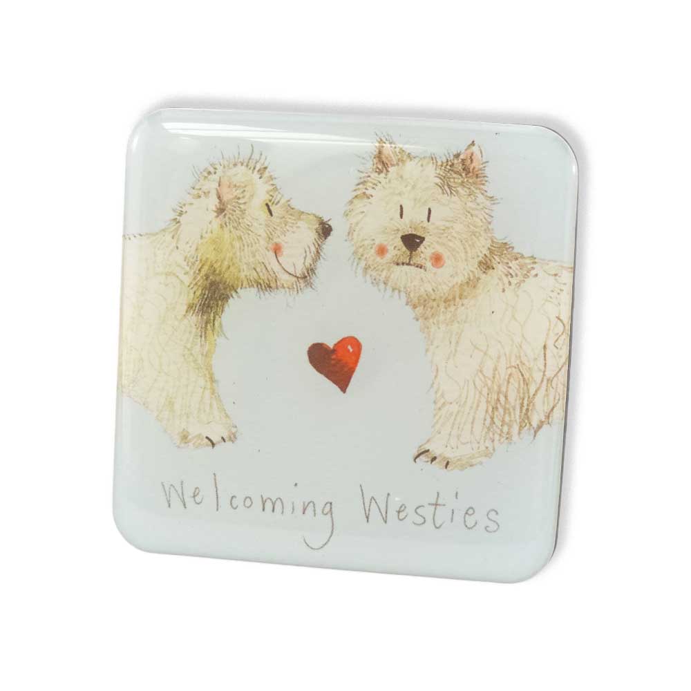 West Highland Terriers | Fridge Magnet | Mini Gift | Cracker Filler