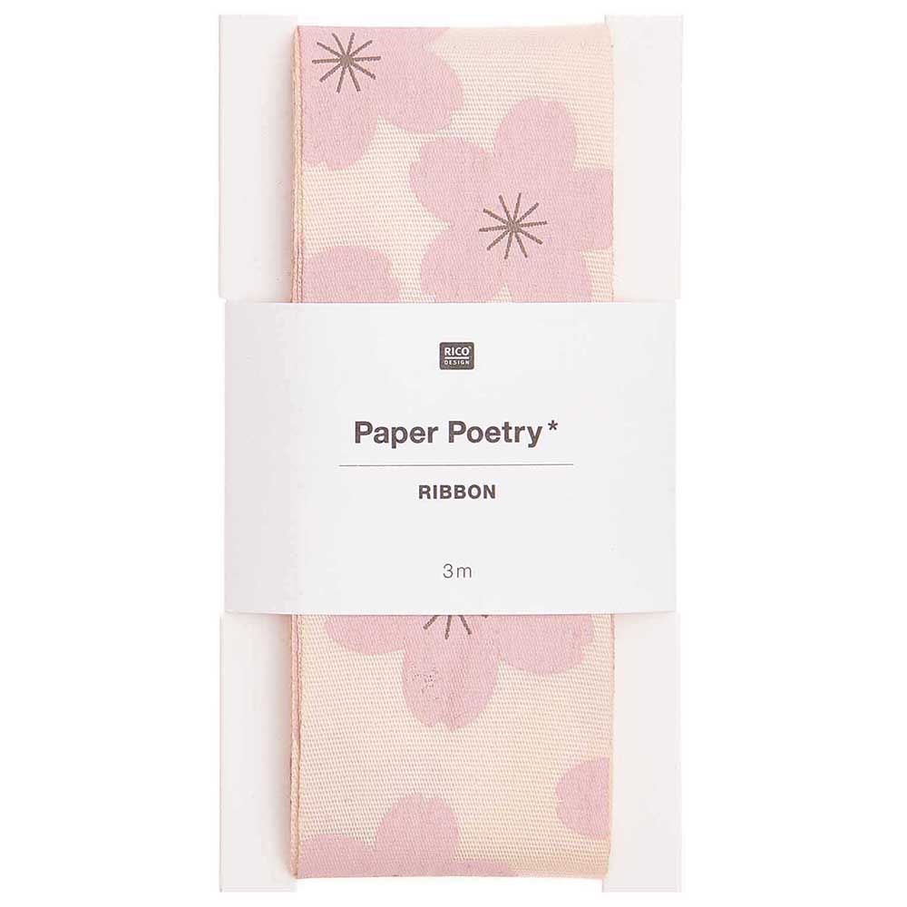 Pale Pink | Cherry Blossom | Sakura | Taffeta Ribbon | 38mm Wide | 3m