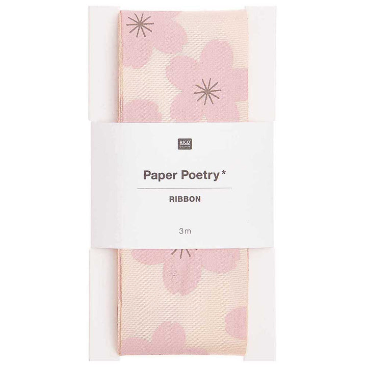 Pale Pink | Cherry Blossom | Sakura | Taffeta Ribbon | 38mm Wide | 3m