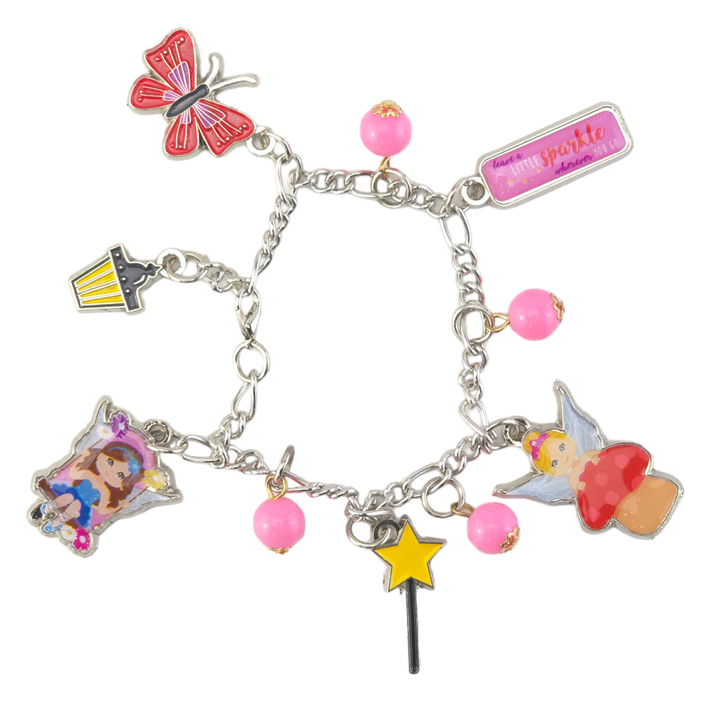 Fairy Sparkle Charm Bracelet | Adjustable for Girls | Single | Cracker Filler