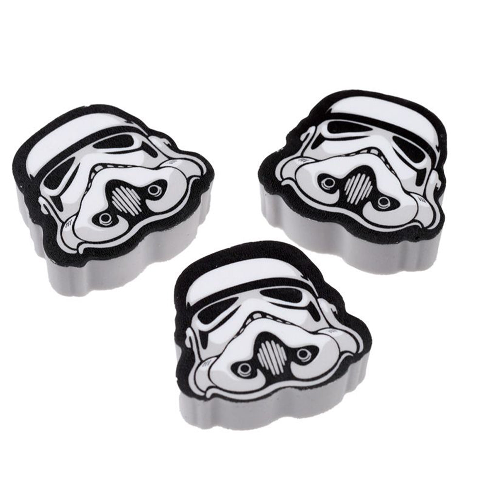 Stormtrooper | Star Wars | 3 Piece Eraser Set | Mini Gift | Cracker Filler