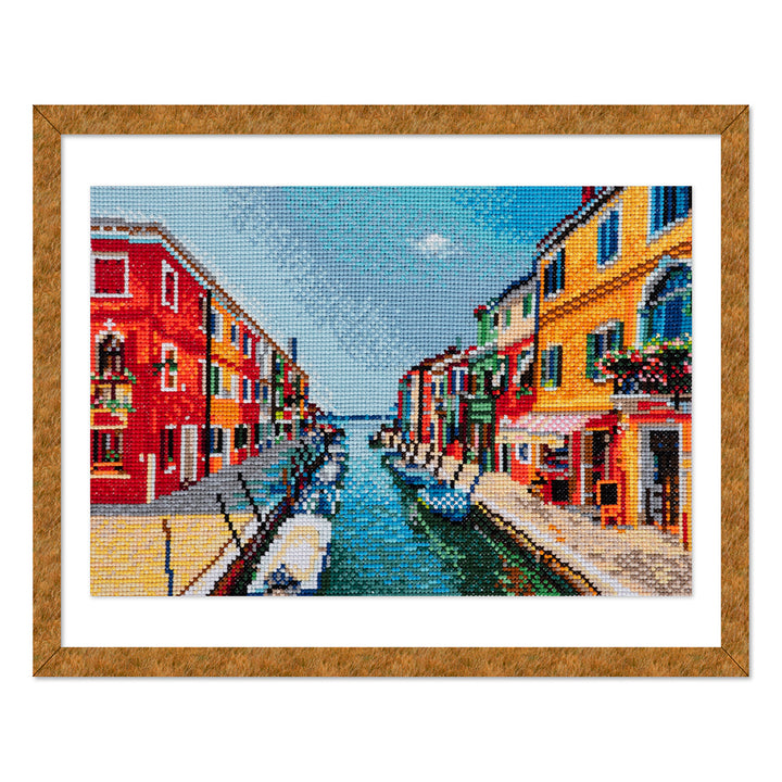 Italian Summer | Cross Stitch Kit | No Count | Colour Printed | 42cm x 31cm