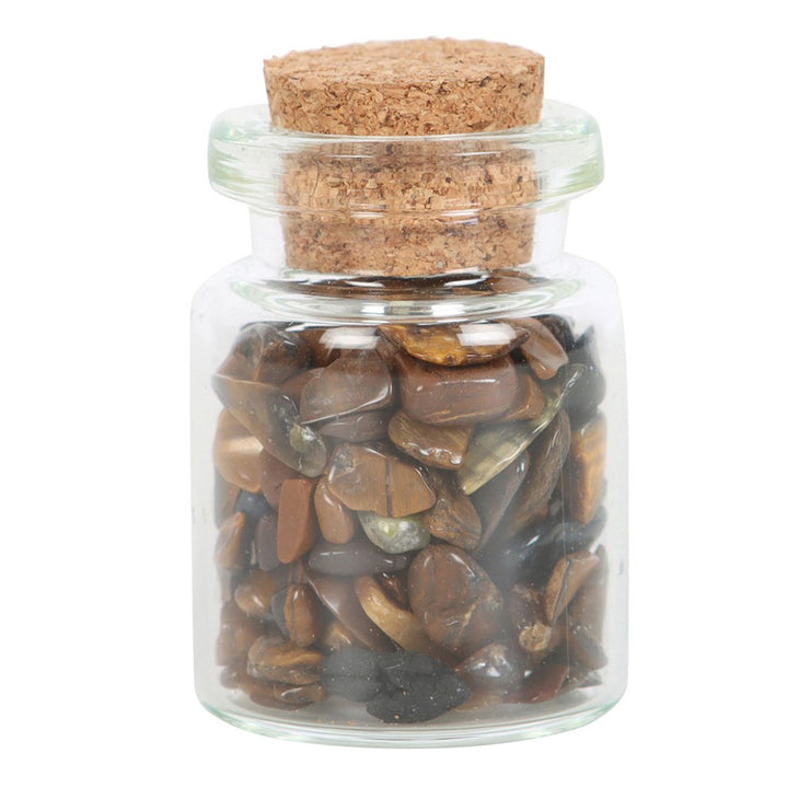 A Little Jar of Confidence | Tiger's Eye Crystals | Matchbox Gift | Cracker Filler