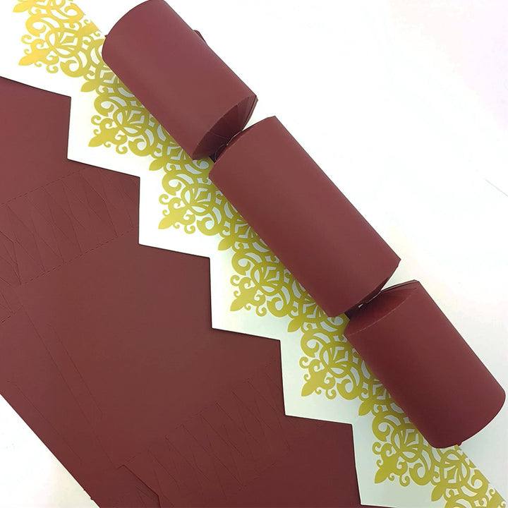 Burgundy Red | Cracker Making DIY Craft Kits | Make Your Own | Eco Recyclable