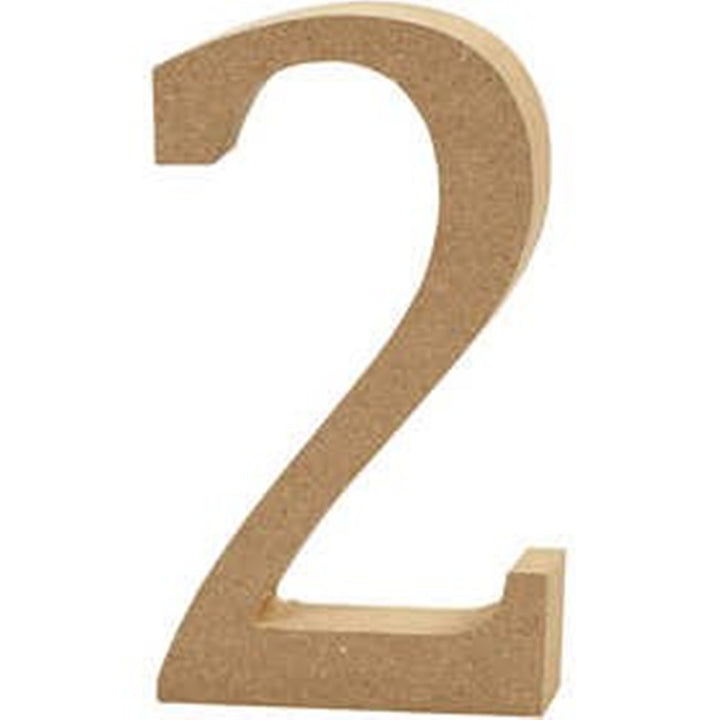 Medium 8cm Wooden MDF Letters, Numbers & Symbols | Wood Shapes for Crafts