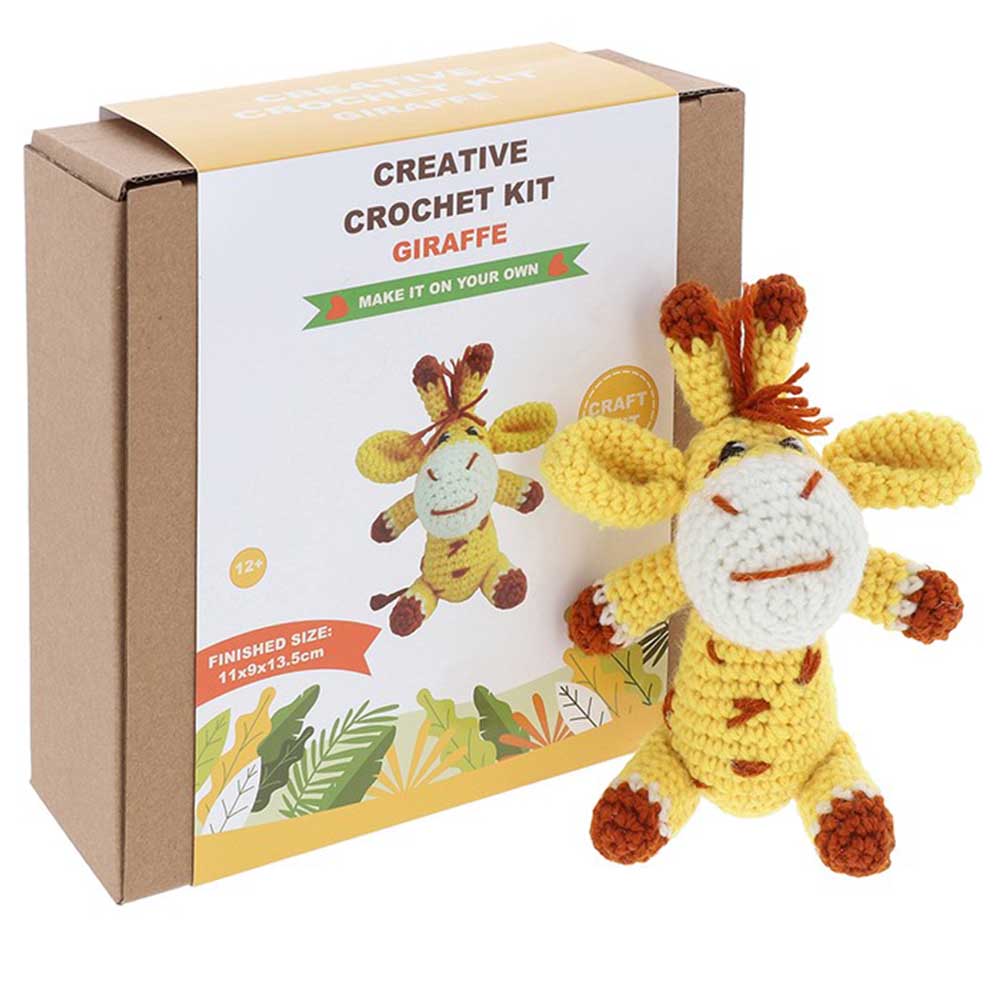 Giraffe | Complete Crochet Craft Kit | Older Kids & Beginners