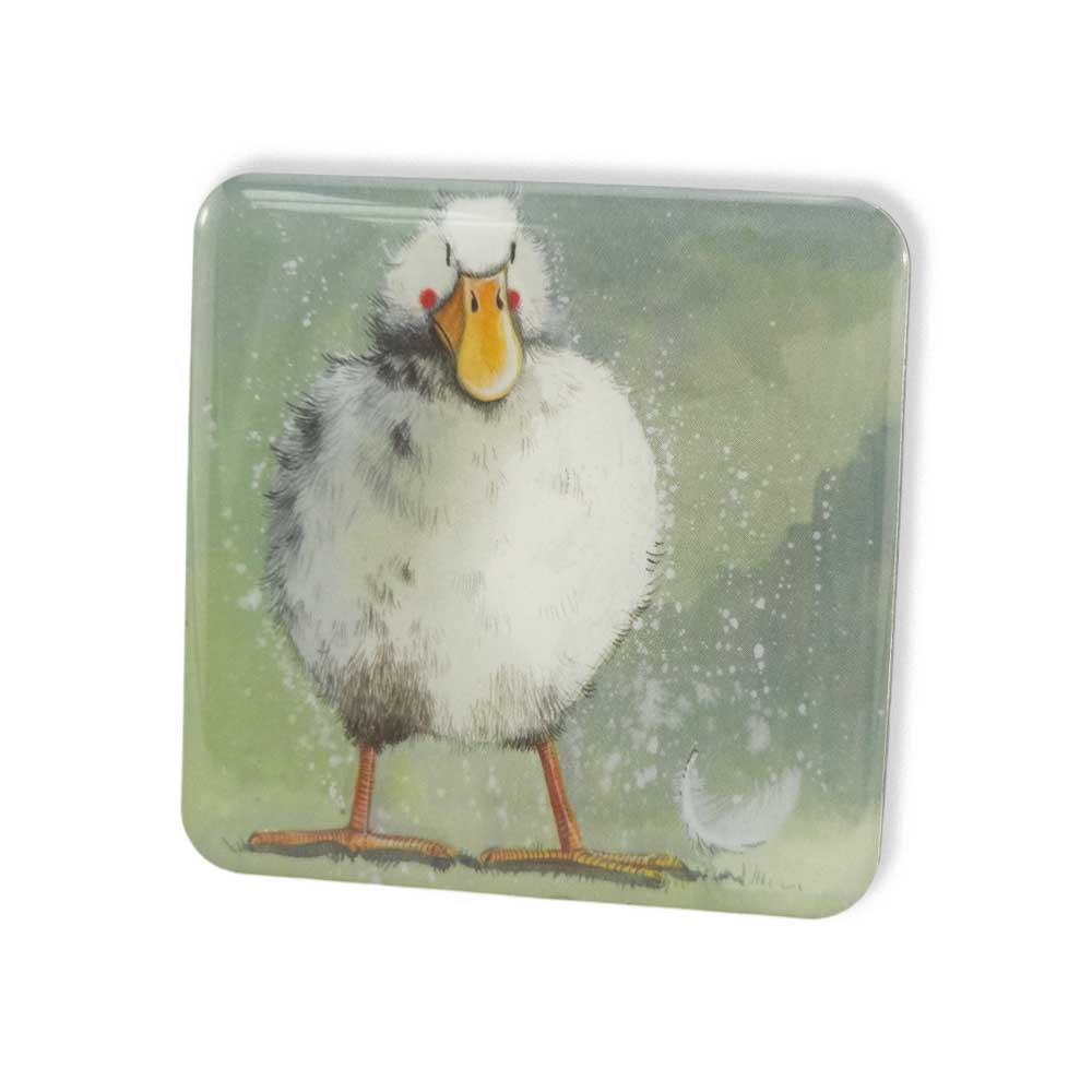 Feathers the Duck | Fridge Magnet | Mini Gift | Cracker Filler