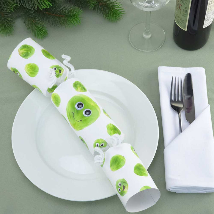 Googly Eyed Sprouts | 6 Crackers with Eyes & Ties | Make & Fill Your Own Kit