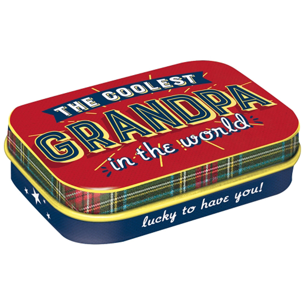 The Coolest Grandpa | 15g Sugar Free Mint Tin | Cracker Filler | Mini Gift