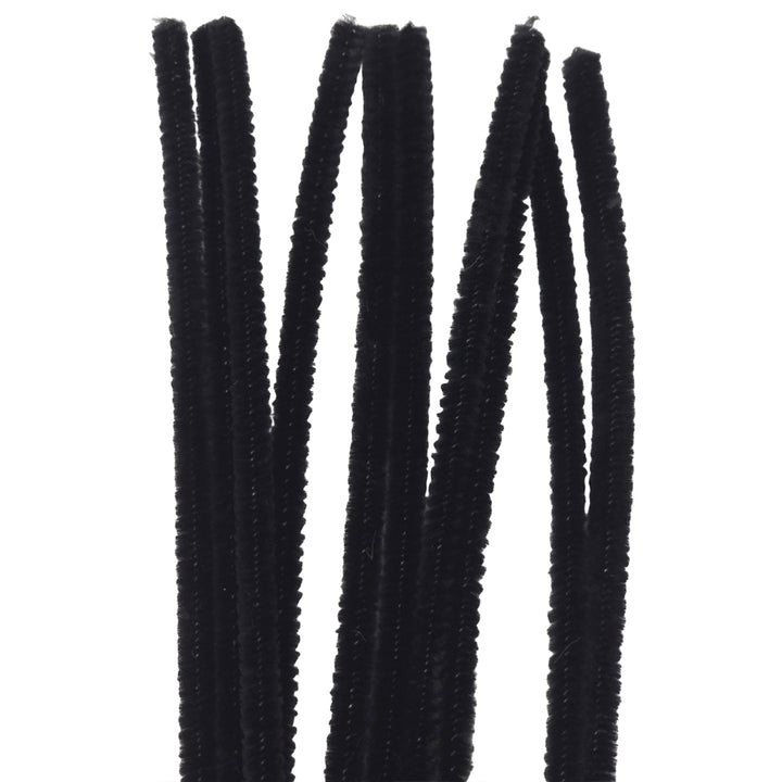 Single Colour | 30cm Craft Pipecleaners | Chenille Stems | 6mm Wide | Pack of 10