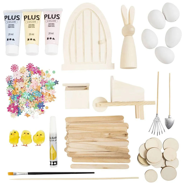 Easter Bunny Door Scene | Complete Easter Craft Kit