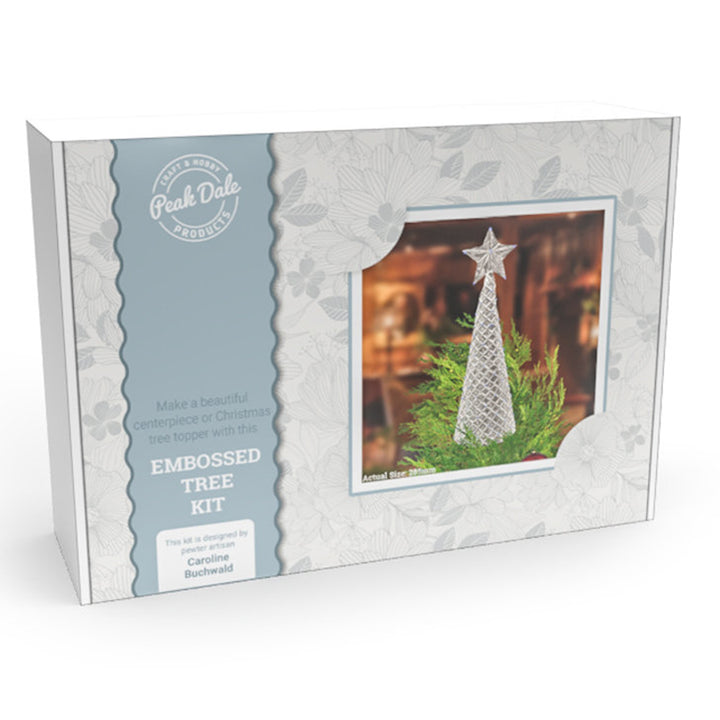 Christmas Tree | Metal Embossing Craft Kit | Complete Kit